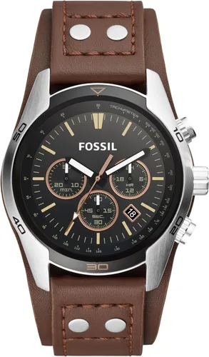 Vista 6 de Fossil Men's Watch, Coachman Quartz Stainless Steel and Chronograph Leather Watch for Men