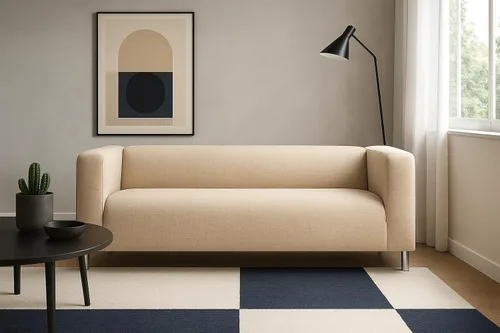 Vista 5 de Klippan - Funda de repuesto para sofá IKEA Klippan, funda Klippan, solo funda para Klippan (beige diario)