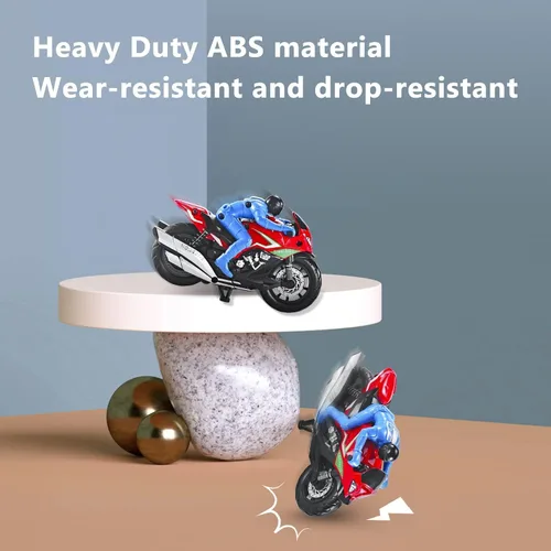 Vista 4 de Motocicletas de juguete - Divertidos juguetes de motocicleta para niños de 3 a 8 años de edad de 1 a 8 años, colección de motocicletas fundidas a