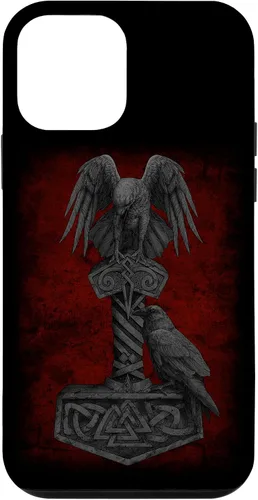 Vista 16 de Funda para iPhone 17 de Mjolnir Odín de la mitología vikinga nórdica de Thor