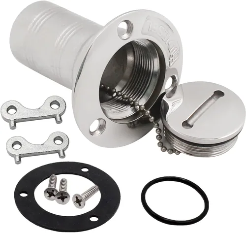 Vista 16 de SHENGHUISS Boat Water/Diesel/Gas/Fuel Deck Fill/Filler 1-1/2 Inch(38mm) with Keyless Cap 316 Stainless Steel Boat Deck Hardware for Boat, Yacht