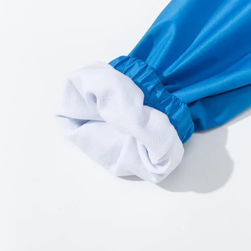 Vista 3 de MGEOY Chamarras impermeables con capucha para niños y niñas