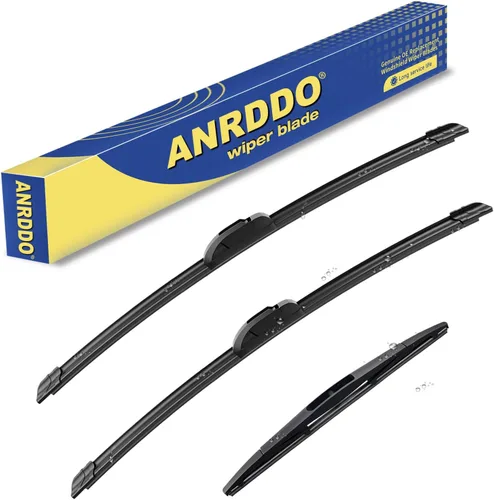 Vista 11 de ANRDDO Repuesto de limpiaparabrisas para limpiaparabrisas Jeep Wrangler