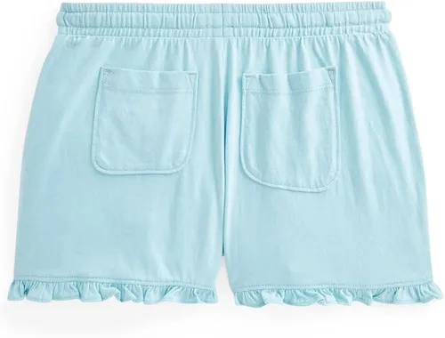 Vista 2 de Polo Ralph Lauren Pantalones cortos de jersey con volantes para niñas grandes