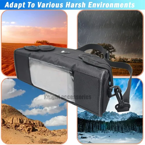 Vista 4 de Para Kawasaki Z900RS Z900 RS 2017-2022 Manillar Bolsa impermeable Bolsa de viaje