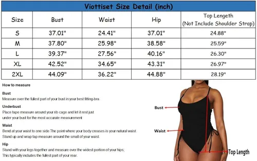 Vista 4 de Viottiset - Traje de baño de una pieza para mujer de corte alto fruncido con control de abdomen