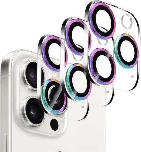 Vista 128 de Dengduoduo Paquete de 3 protectores de lente de cámara de vidrio templado para iPhone 15 de 6.1 pulgadas y para iPhone 15 Plus de 6.7 pulgadas