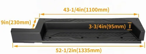 Vista 3 de KUAFU Placa de desgaste para puerta compatible con Transit CK4Z-6113228-AG