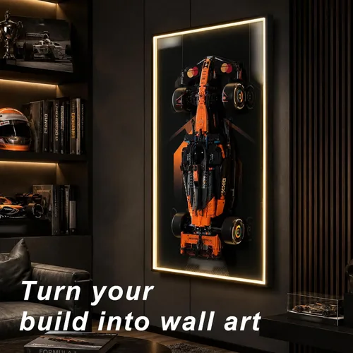 Vista 6 de Pantalla de pared con luz LED para Lego Technic 42228 McLaren MCL39 B