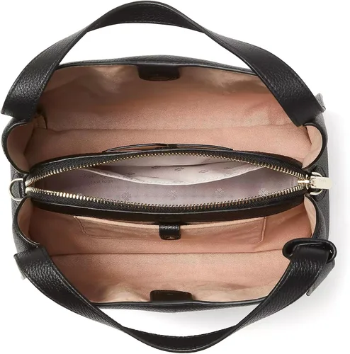 Vista 3 de Kate Spade New York Bolso bandolera mediano de cuero con guijarros Knott