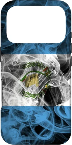 Vista 30 de Funda para iPhone 17 con diseño de bandera de Guatemala con estética ahumada