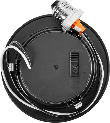 Vista 9 de Maxxima 4 pulg. Luz de techo empotrada LED de 5 CCT, 800 lúmenes, con conexión rápida E-26, color seleccionable 2700K-5000K