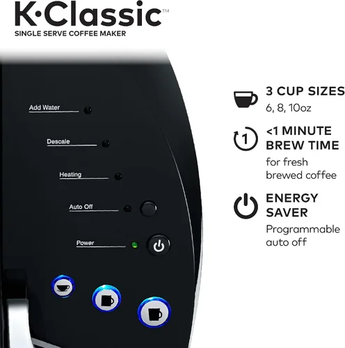 Vista 6 de Cafetera clásica K-Classic de Keuring con mezcla especial de Newman's Own Organics, 32