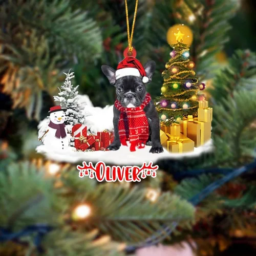 Vista 85 de NAZENTI Adorno personalizado de gato abisinio con árbol de pino, adorno de Navidad personalizado para perros amantes de las mascotas, colgante