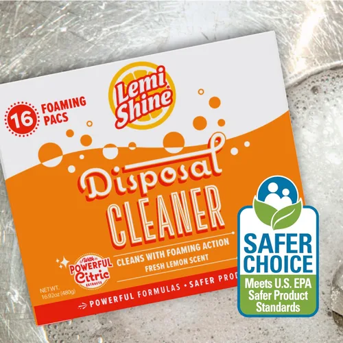 Vista 5 de Lemi Shine Limpiador y desodorante de eliminación de basura alimentado por ácido cítrico. Limpiador de espuma para eliminación de basura de cocina