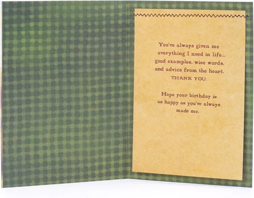 Vista 2 de Hallmark Tarjeta de cumpleaños para papá (paisaje otoñal)