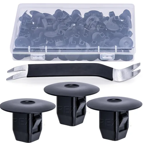 Vista 11 de Rexka 20 piezas de guardabarros para guardabarros, clip de retención de ojal 90682-SEA-003 compatible con Honda Acura Accord Civic CR-V Fit Odyssey
