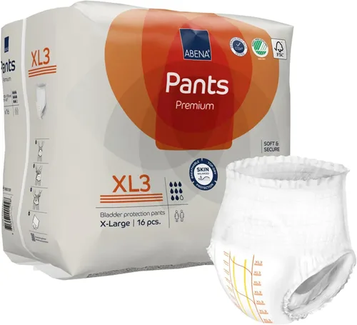Vista 7 de Abena Pantalones, ropa interior protectora de alta calidad, nivel 3, mediano a extra grande, 16