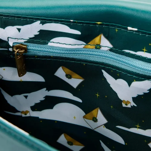 Vista 3 de Loungefly Harry Potter Golden Hogwarts - Bolso bandolera con bolsa