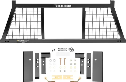 Vista 7 de RealTruck BACKRACK - Marco de estante de media lamas + kit de herramientas para uso con caja de herramientas de 21 pulgadas, combo Negro, sin
