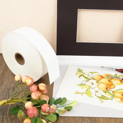 Vista 7 de Lineco Cinta Tyvek de polietileno sensible a la presión, 1.5" x 150 pies, blanca, 1 rollo