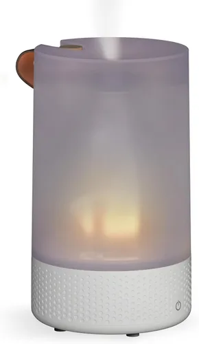 Vista 6 de Vornado Votiv Humidificador ultrasónico de 4 habitaciones para toda la habitación con iluminación ambiental, salida de 1 galón, asa de transporte