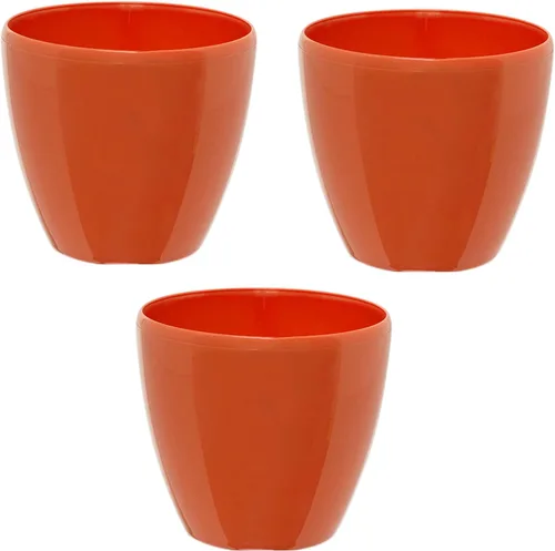 Vista 9 de DECOPOTS - Maceta de riego automático - Maceta decorativa para interiores con cartucho de drenaje e indicador de nivel de agua