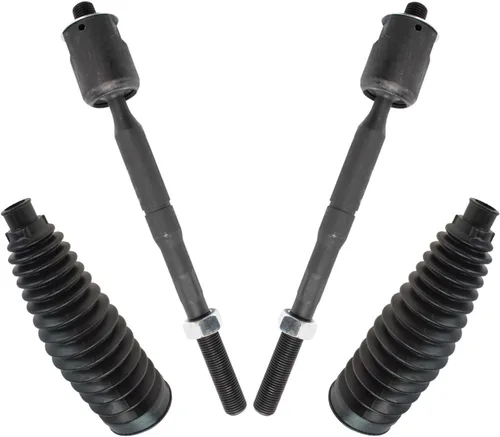 Vista 83 de TRQ Kit de dirección delantera con barra de acoplamiento de fuelle de piñón y cremallera compatible con Toyota Echo 2000-2005