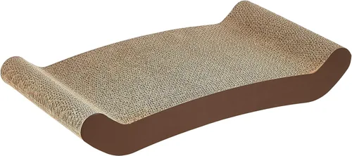 Vista 3 de PetFusion Almohadilla abatible para rascar gatos, 2 diseños en uno Estándar - Blanco