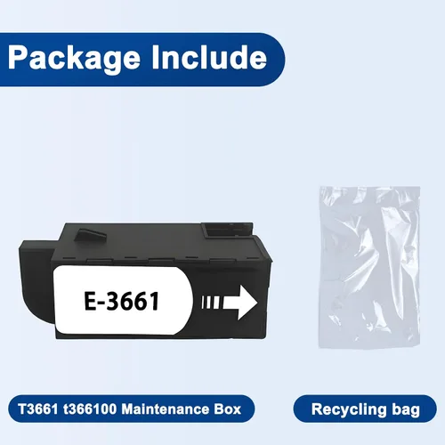 Vista 5 de Caja de mantenimiento T3661 T366 T366100 compatible con impresoras Expression Premium XP-6000 XP-6100, Expression Photo XP-970 XP-15000 XP-8500