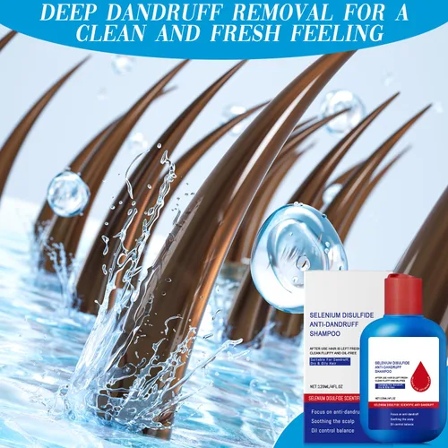 Vista 2 de Champú para el cabello con control de aceite limpiador para el cuero cabelludo, refrescante para el control de aceite, champú limpiador