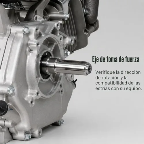 Vista 3 de Genkins 16 HP 420cc - Motor multiusos de arranque eléctrico a gasolina, GK420E