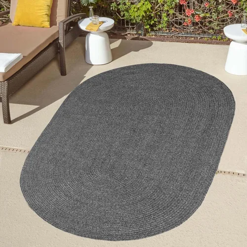 Vista 23 de Superior Alfombra de área para interiores y exteriores, decoración de piso trenzada reversible para sala de estar, cocina, patio, porche delantero