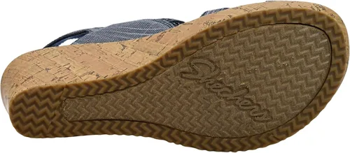 Vista 5 de Skechers Beverlee - Sandalias altas de plataforma de cuña para mujer