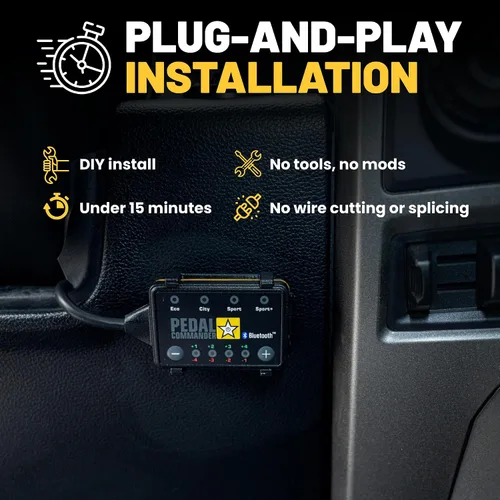 Vista 7 de Controlador de respuesta del acelerador Pedal Commander para todos los modelos de Ford 2011 y posteriores, obtén un mayor rendimiento o ahorra hasta