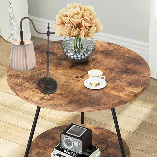 Vista 3 de Lámparas de mesa de granja para sala de estar, lámpara de escritorio rústica con altura ajustable, lámpara de lectura industrial vintage