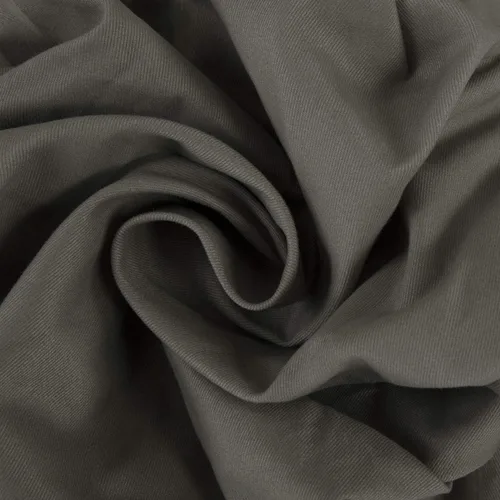 Vista 6 de HPD Half Price Drapes PRCT-S04B-84-FP - Cortina plisada de algodón sólido (1 panel), 25 x 84 pulgadas, gris Millstone