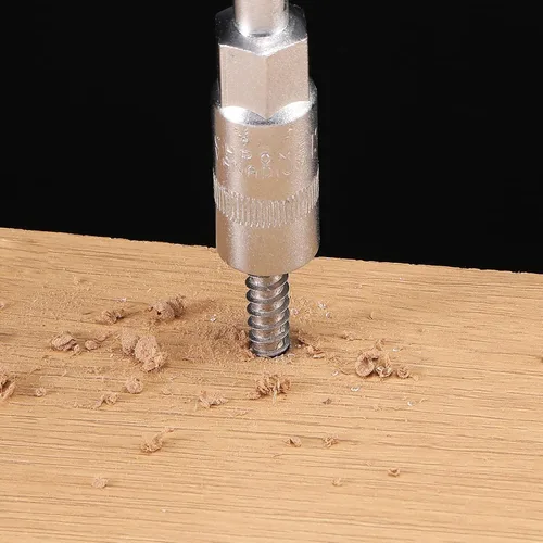 Vista 6 de Tornillos de cabeza hexagonal de 1/2" x 2" con rosca parcial, 10 piezas de acero inoxidable 304 18-8, tornillos hexagonales para madera de SG TZH