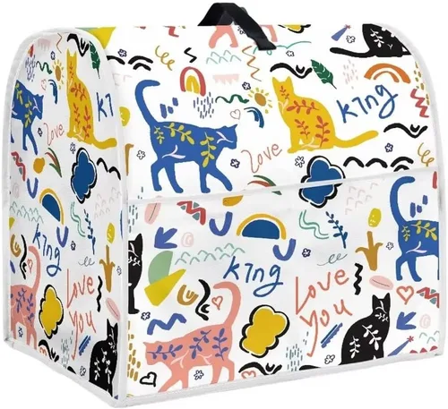 Vista 47 de Butterfly Kitchen Aid - Funda acolchada para batidora de pie, se adapta a todos los modelos de cabezal inclinable y elevador de tazón, tela