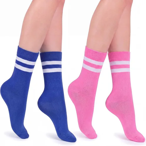 Vista 15 de Syhood Crew Stripe Socks Unisex Athletic Socks
