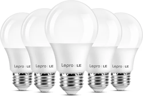 Vista 11 de Lepro Bombillas LED equivalentes a 60 vatios, 9 W, 800 lúmenes, no regulables, blanco cálido 2700 K, base media estándar A19 E26, 10000 horas