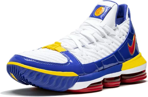 Vista 4 de Nike Hombres Lebron 16 CD2451 100 SuperBronSuperman - Talla 11, Blanco