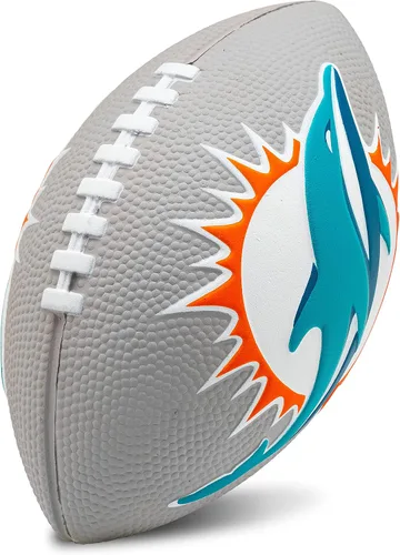 Vista 29 de Franklin Sports NFL - Fútbol americano de espuma para niños, pelota suave de tamaño junior de 8.5 pulgadas con logotipos 3D, perfecta para el día