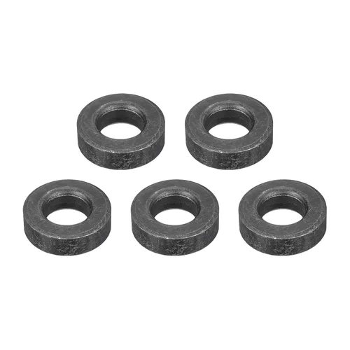 Vista 39 de Uxcell Arandela plana de acero al carbono para pernos M8, 10 piezas M8 x 16 x 1.5mm, aleación de acero negro oxidado de grado 8.8, sujetadores