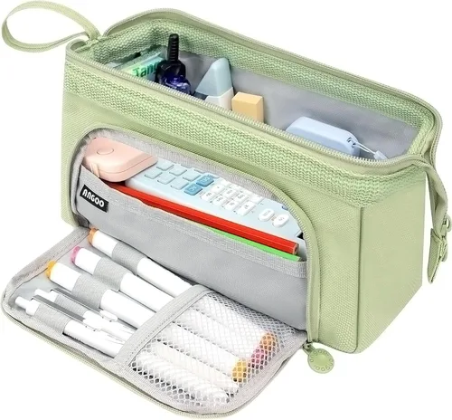 Vista 11 de Estuche Para Lápices de Gran Capacidad Estuche Grande Para Lápices Estética Especial Bolsa Escolar Para Bolígrafos Para Niñas Adolescentes