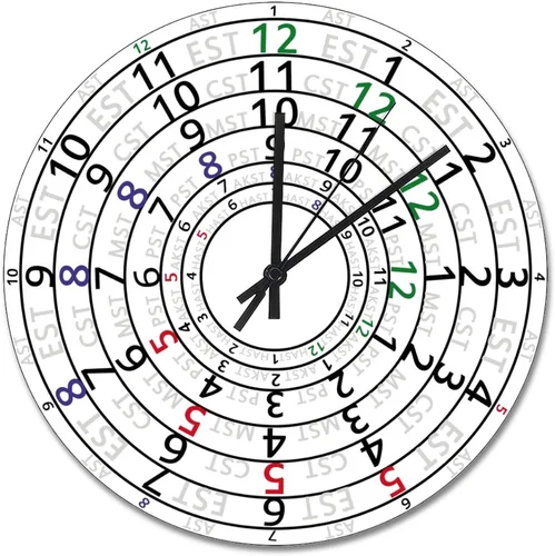Vista 22 de ArogGeld Reloj de pared de madera de 12 pulgadas, funciona con pilas, silencioso, sin tictac, moderno, para dormitorio, sala de estar, decoración