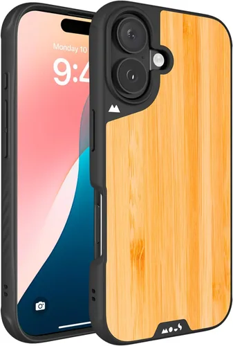 Vista 32 de Mous - Funda para iPhone 15 compatible con MagSafe Limitless 5.0, cuero negro, funda protectora para iPhone 15, funda para teléfono a prueba