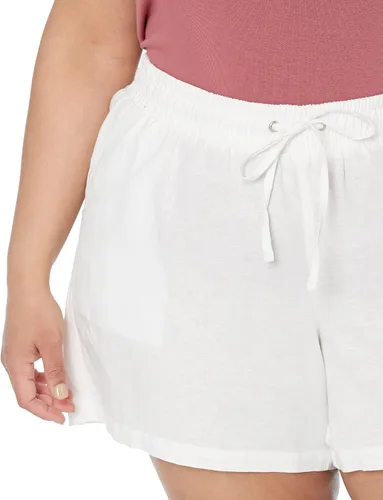 Vista 6 de Tienda Essentials Pantalón corto de lino con cordón de 5 pulgadas