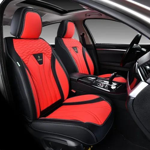Vista 13 de FLORICH Fundas de asiento para automóviles, fundas de asiento impermeables, fundas de asiento de cuero para automóvil, paquete de 2, protector