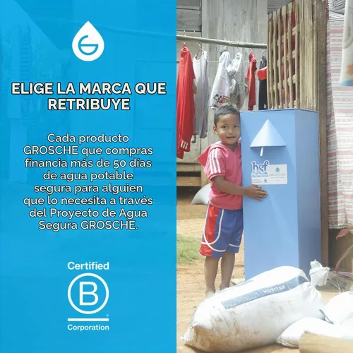 Vista 9 de GROSCHE Alpine Flip N Sip - Botella de agua para niños, tapa con popote
